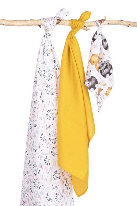 TRIO PIELUCH MUŚLINOWE EG-0104