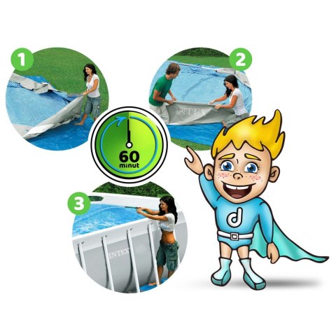 Basen prostokątny 503x274x122cm 21w1 Intex 26796