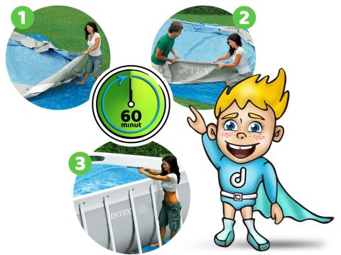 Basen stelażowy 503x274x122cm 12w1 INTEX 26796