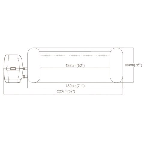Dmuchane SPA Lay-Z Miami Blue 4 osobowe Bestway 6001C