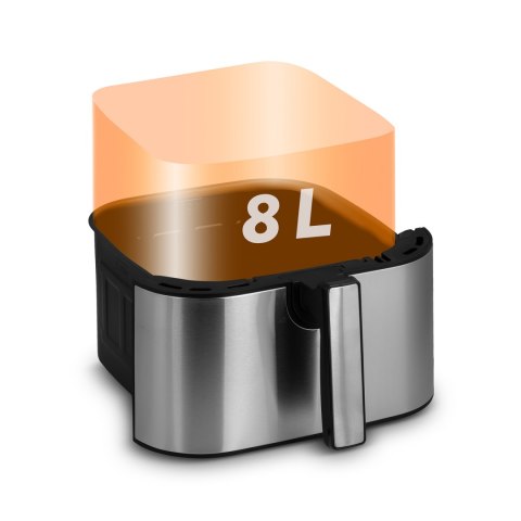 Frytkownica beztłuszczowa Air fryer Berdsen BD-659 srebrna