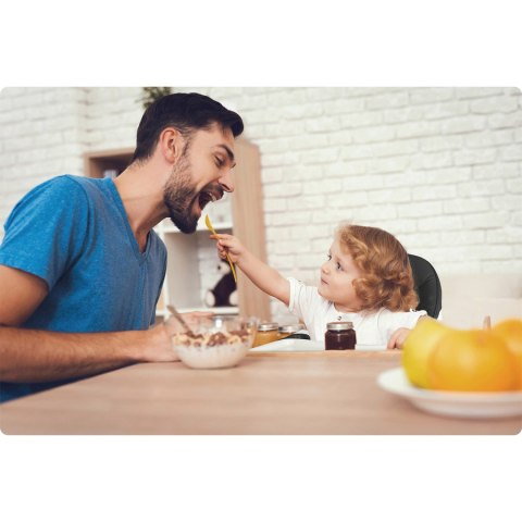 Krzesełko do karmienia Ricokids Mani czarne