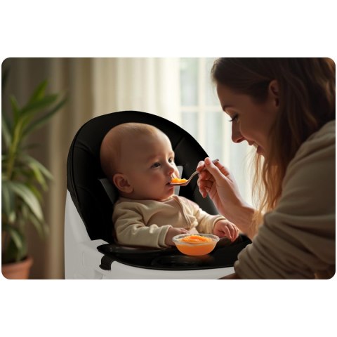 Krzesełko do karmienia Ricokids Mani czarne