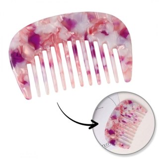 Kieszonkowy grzebień z octan marmuru do rozczesywania włosów SCZ16R