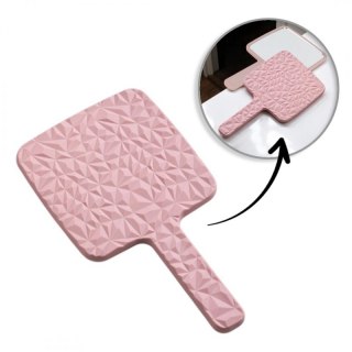 Lusterko kosmetyczne z rączką, jednostronne XL wysokość 23cm L24R