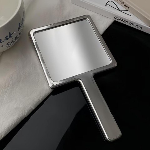 Lusterko kosmetyczne z rączką, jednostronne XL wysokość 23cm L24S