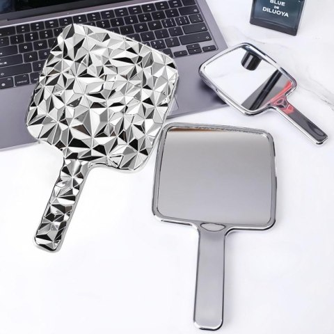 Lusterko kosmetyczne z rączką, jednostronne XL wysokość 23cm L24S