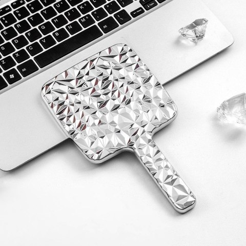 Lusterko kosmetyczne z rączką, jednostronne XL wysokość 23cm L24S