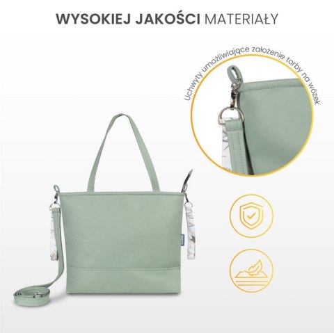 TORBA EKOSKÓRA OLIWKA ŻURAWIE