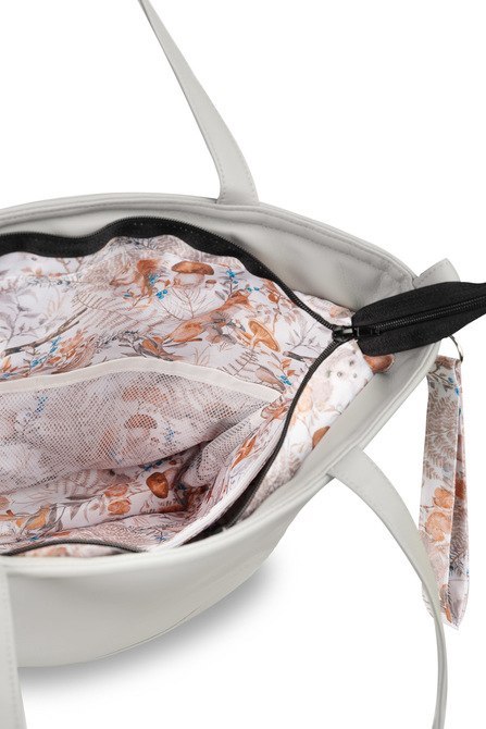 TORBA EKOSKÓRA SZARY JESIENNY LAS