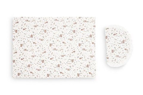 KOMPLET DO WÓZKA MUŚLIN KRÓLICZKI BIAŁY