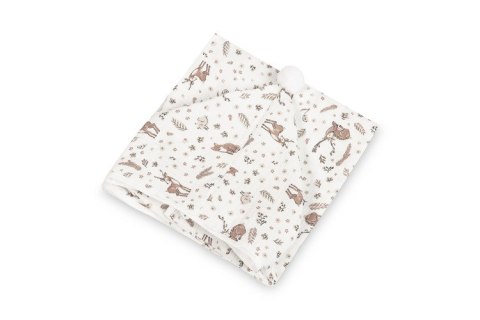 PONCZO KĄPIELOWE MUŚLIN KRÓLICZKI BIAŁY