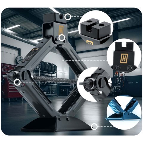 Podnośnik samochodowy trapezowy lewarek 2 t Humberg HM-383