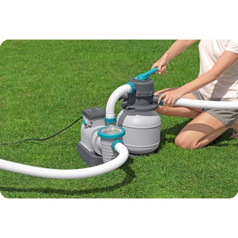 Pompa piaskowa do basenów + kulki filtracyjne 6056 l/h Bestway 58497