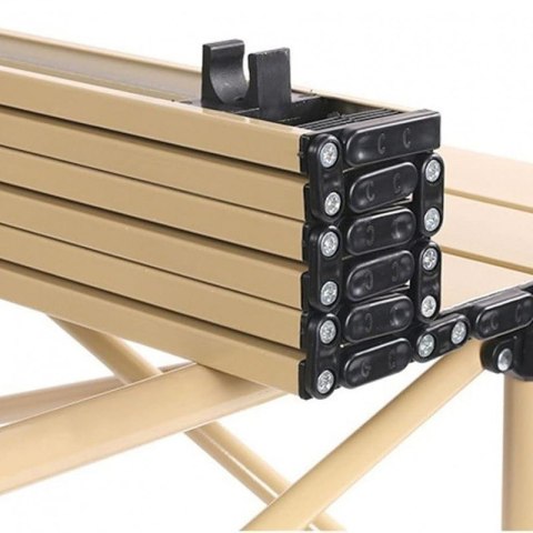 Składany stół cateringowy, turystyczny, piknikowy 95 x 56 cm beżowy SC09K