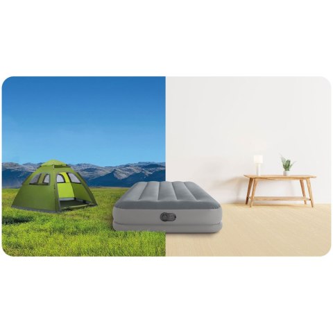 Materac dmuchany 191x 99x30cm z wbudowaną pompką elektryczną INTEX 64112