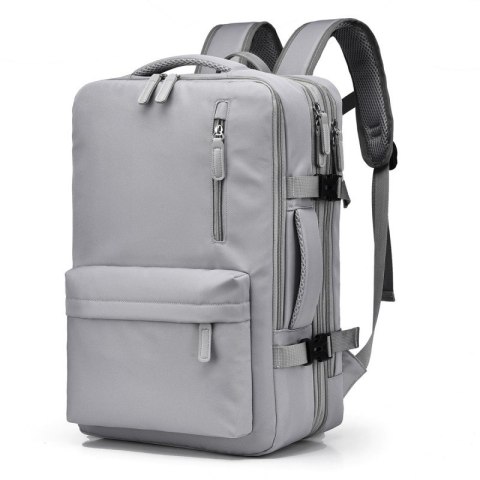 Plecak podróżny, kabinowy do samolotu, wodoodporny z USB, 44x30x16/26cm PL173