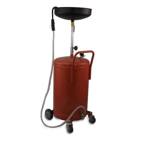 Mobilna Zlewarka do Oleju 80L Czerwona