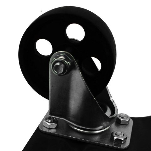 WÓZEK MANEWROWY WÓZKI MANEWROWE 2 sztuki OBROTOWE CZARNE