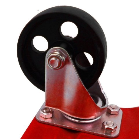 WÓZEK MANEWROWY WÓZKI MANEWROWE 2 sztuki OBROTOWE CZERWONE