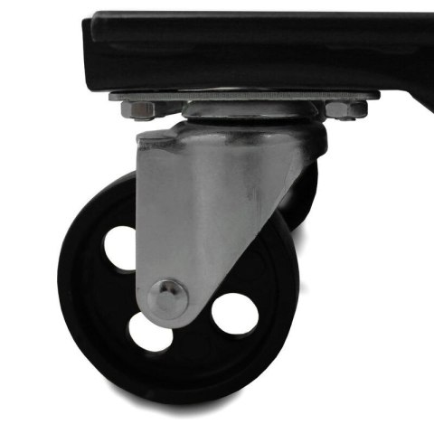 WÓZKI MANEWROWE WÓZEK 4 sztuki OBROTOWE KÓŁKA CZARNE