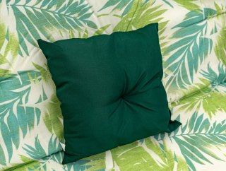 Huśtawka Ogrodowa Siedzisko Textylina 2x1 Wzór Liście Palmy