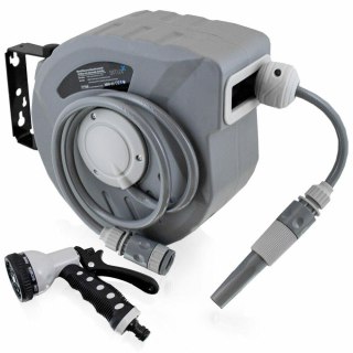 WĄŻ BĘBNOWY OGRODOWY AUTOMATYCZNY ZWIJAK 10M + PISTOLET