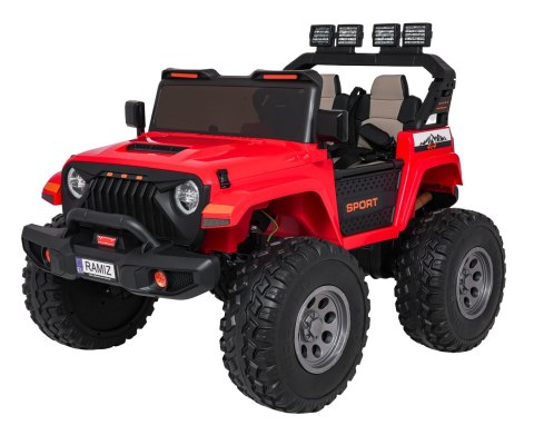 Pojazd Extreme Sport 4x4 Zmienna Wielkość Czerwony