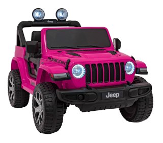 Pojazd Jeep Wrangler Rubicon Różowy