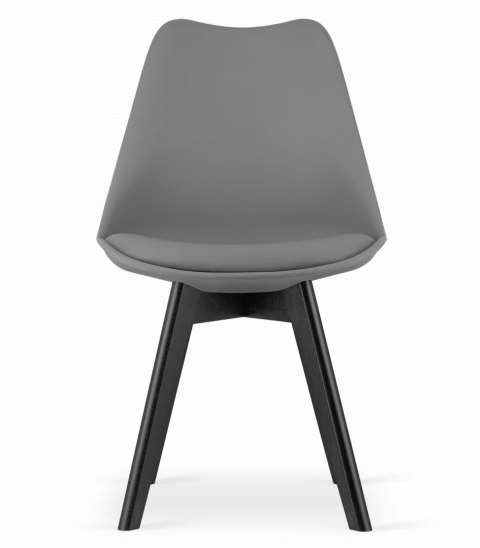 Krzesło MARK - grafitowe / nogi czarne x 2