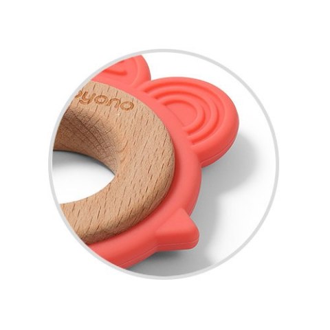 1075/03 GRYZAK DREWNIANY SILIKONOWY KURA