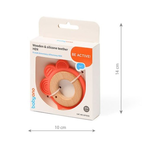 1075/03 GRYZAK DREWNIANY SILIKONOWY KURA