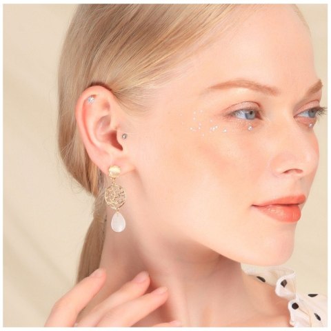 Kolczyki wiszące delikatne K1197 zapięcie S925