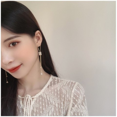 Kolczyki złote wiszące K1278