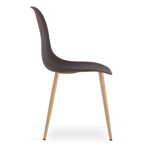 Krzesło WAT kawa / nogi naturalne x 1