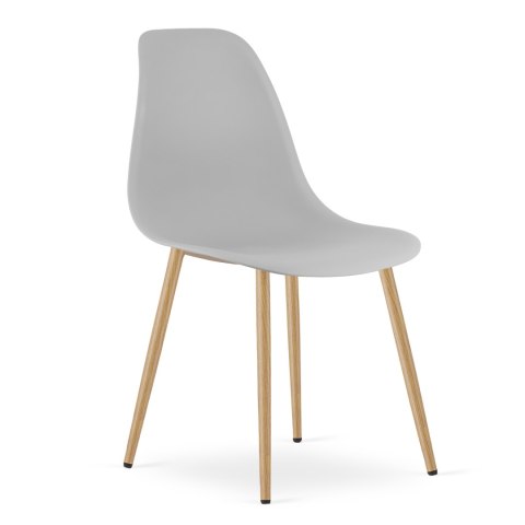 Krzesło WAT szare / nogi naturalne x 1