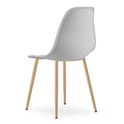 Krzesło WAT szare / nogi naturalne x 1