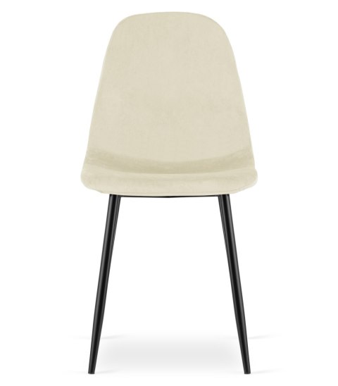 Krzesło COMO - beż aksamit x 2