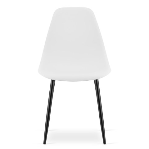 Krzesło WAT białe / nogi czarne x 4