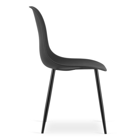Krzesło WAT czarne / nogi czarne x 3