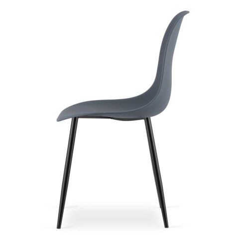 Krzesło WAT dark slate / nogi czarne x 3