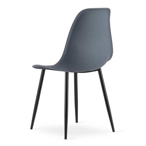 Krzesło WAT dark slate / nogi czarne x 3
