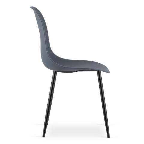 Krzesło WAT dark slate / nogi czarne x 4
