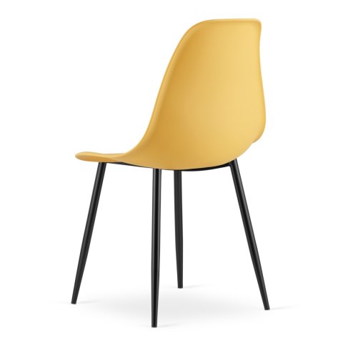 Krzesło WAT musztarda / nogi czarne x 1