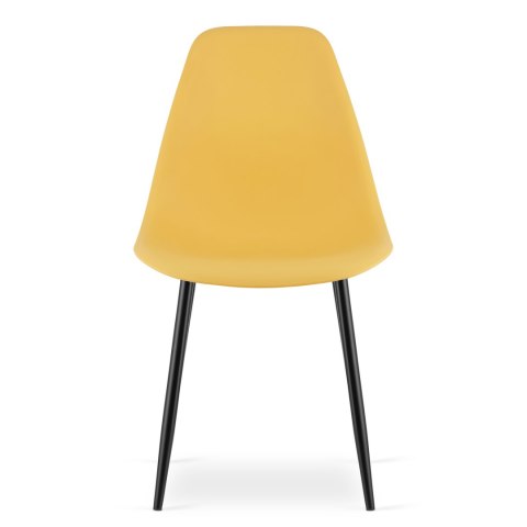 Krzesło WAT musztarda / nogi czarne x 4