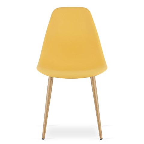 Krzesło WAT musztarda / nogi naturalne x 4