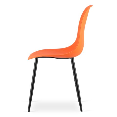 Krzesło WAT pomarańcz / nogi czarne x 4