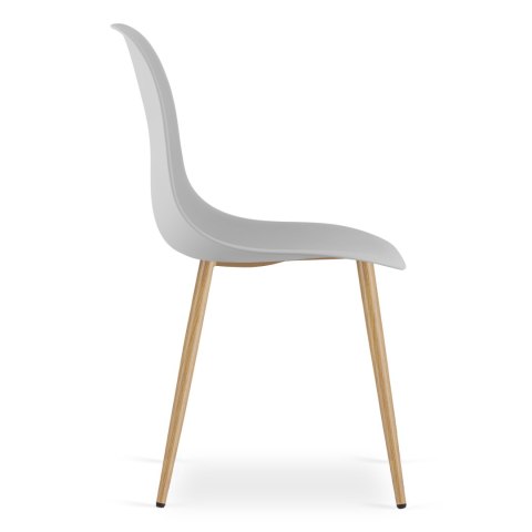 Krzesło WAT szare / nogi naturalne x 2