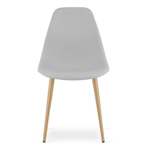 Krzesło WAT szare / nogi naturalne x 4