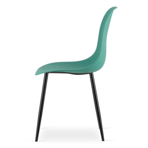 Krzesło WAT zielone / nogi czarne x 3